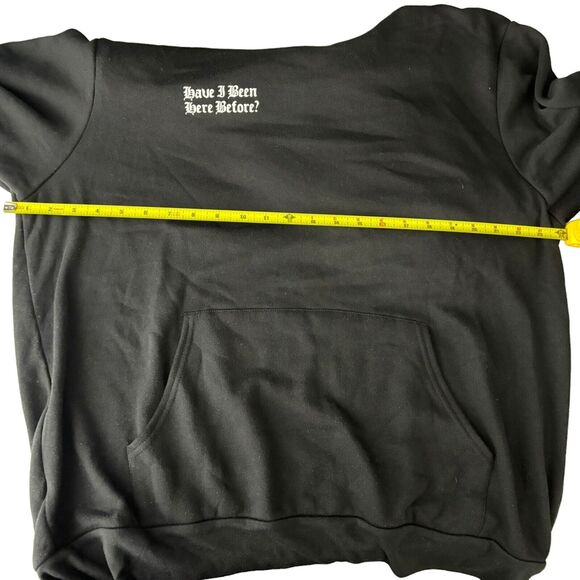 The Liz XX Deja Vu Hoodie XL Black Graphic Print Womens Long Sleeve Pullover - Picture 5 of 7